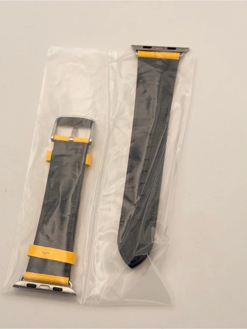 Apple Watch Leather Band, New, 42/44/46mm, Yellow